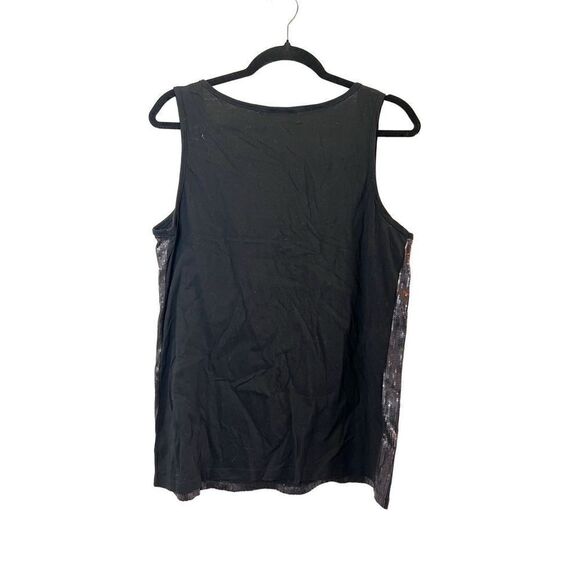 AB Studio black sequins tank top size XL - Picture 2 of 6